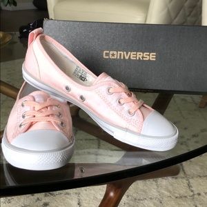 Ballet lace slip converse